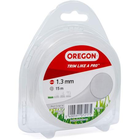 69-482-CL-1.3mm - 15m Fil rond nylon blanc Oregon