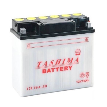 12C16A3B-Batterie plomb Tashima 12v - 19ah + à droite