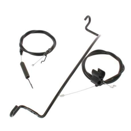 {PRODUCT_REFERENCE} Kit câble coupure moteur + traction avec poignée pour tondeuse Mcculloch Réf : 585351403 Désignation : Kit c