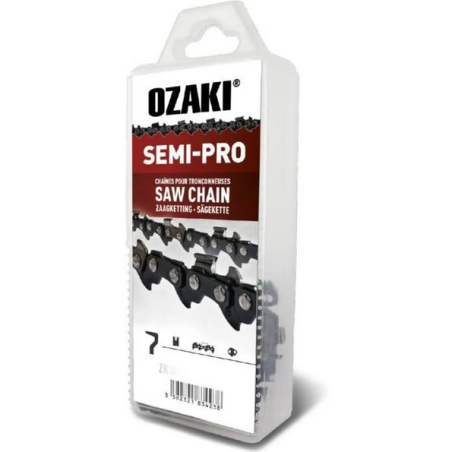 Chaîne OZAKI semi-carrée 3/8 low pro 050 1.3mm de 33 à 100 Entraineurs
