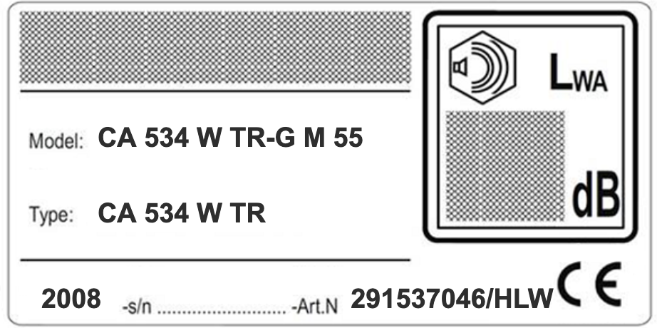 Tondeuse CA 534 W TR-G M 55