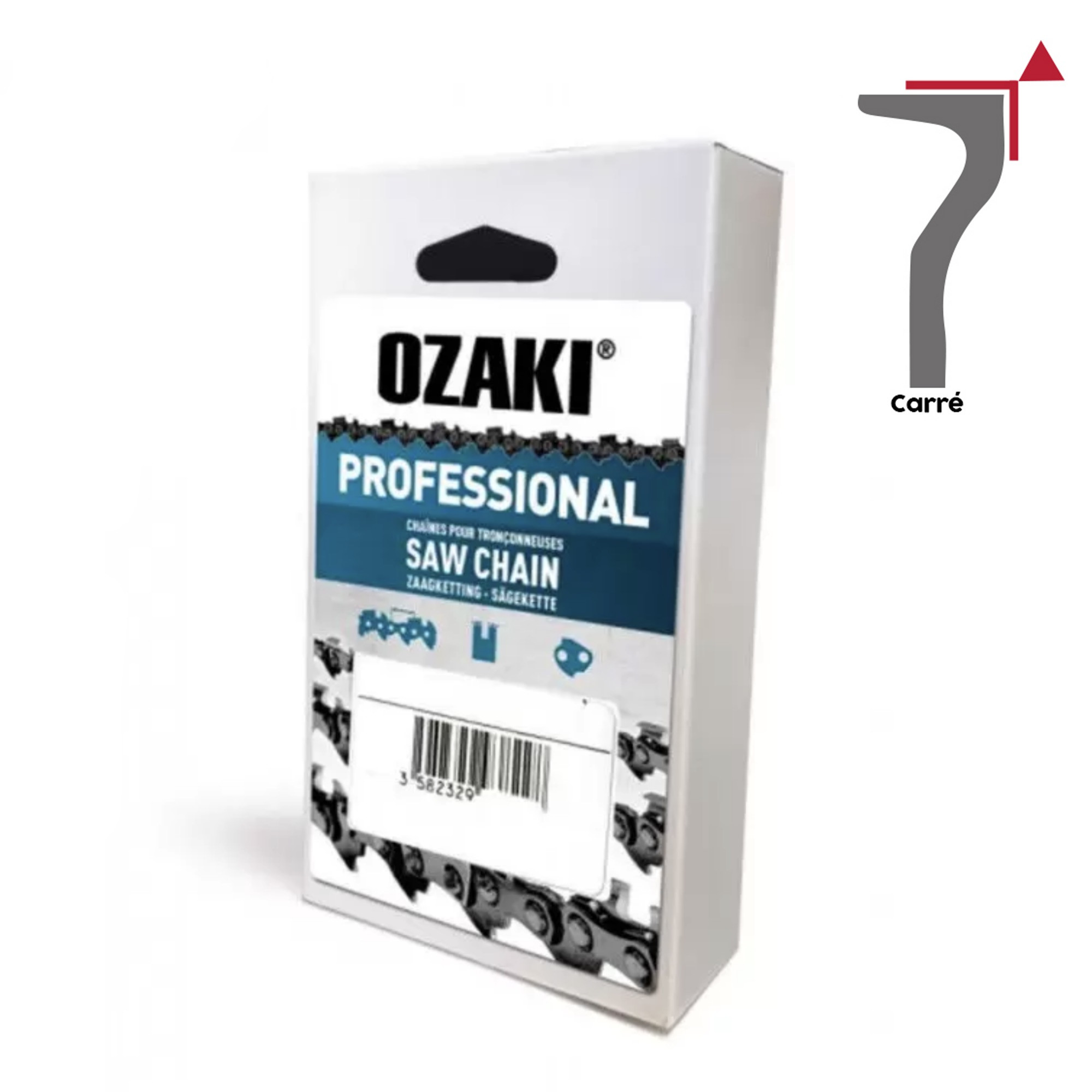 0.325 0.58 / 1.5mm chaîne OZAKI Pro carrée